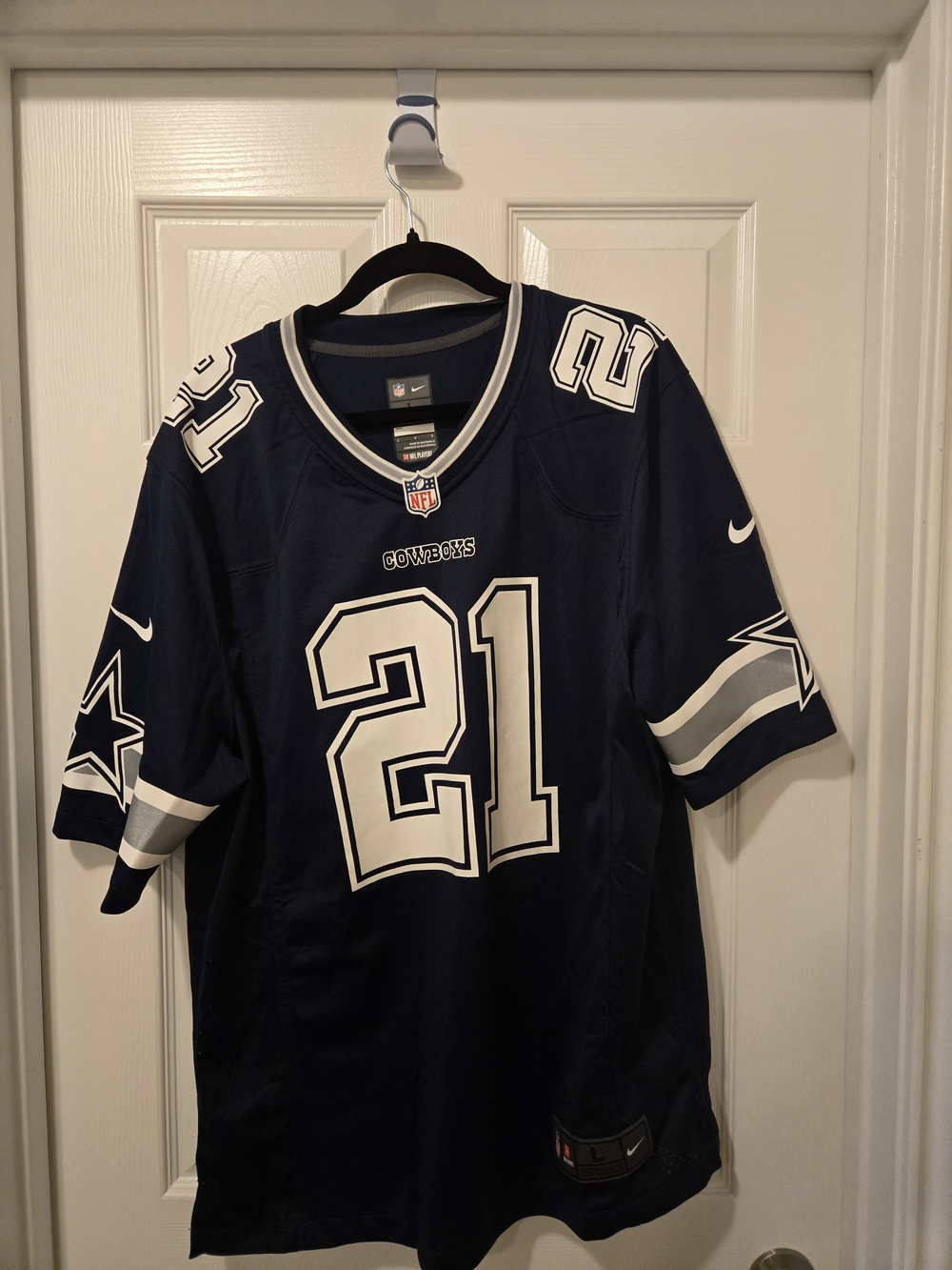Nike Dallas Cowboys #21 Navy Football Jersey
